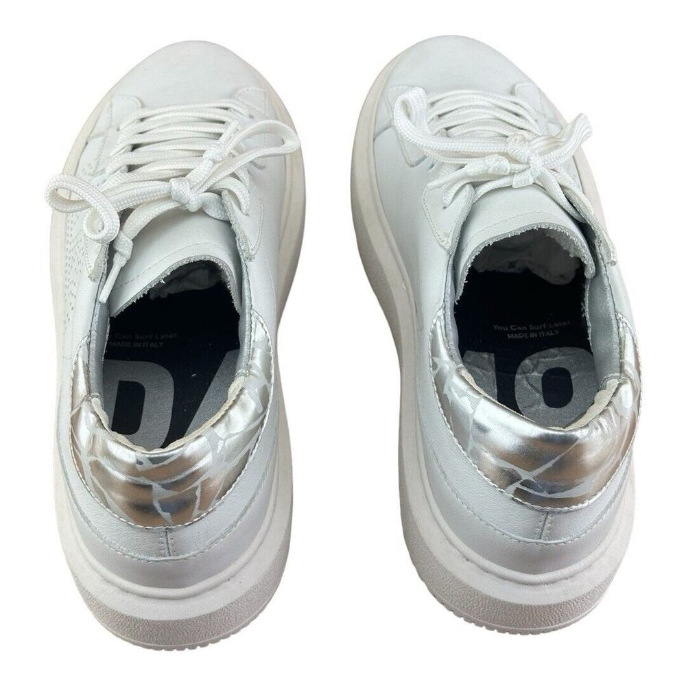 P448 Aerial Low Top Leather Sneakers Shoe White Size Wo’s 10.5-11|Men 8.5 41 - Picture 5 of 7